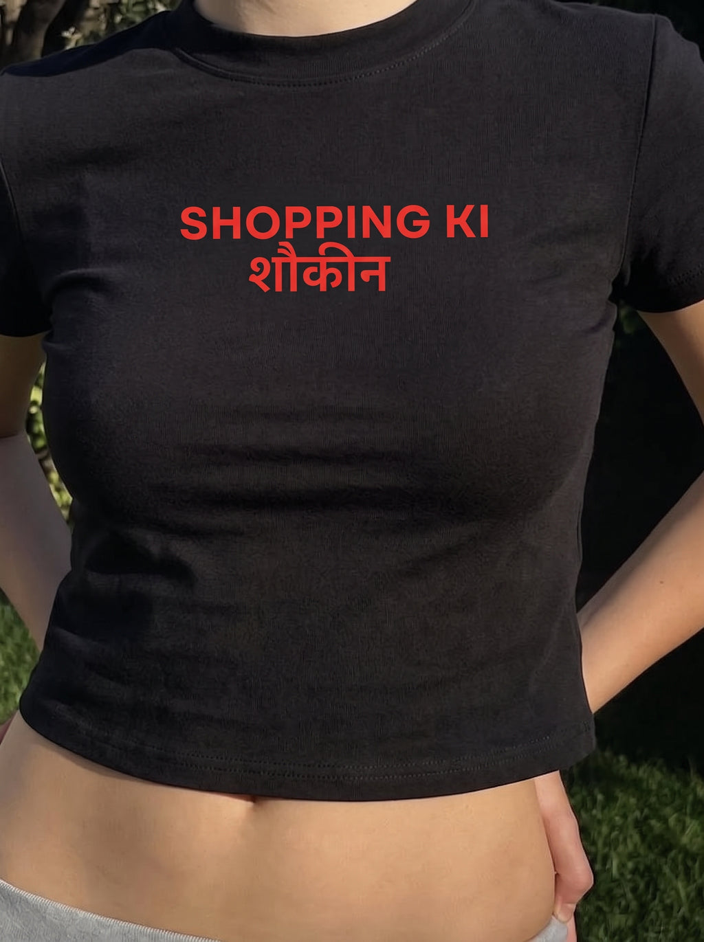 shopping ki shaukeen Baby Tee Soft Standard Store