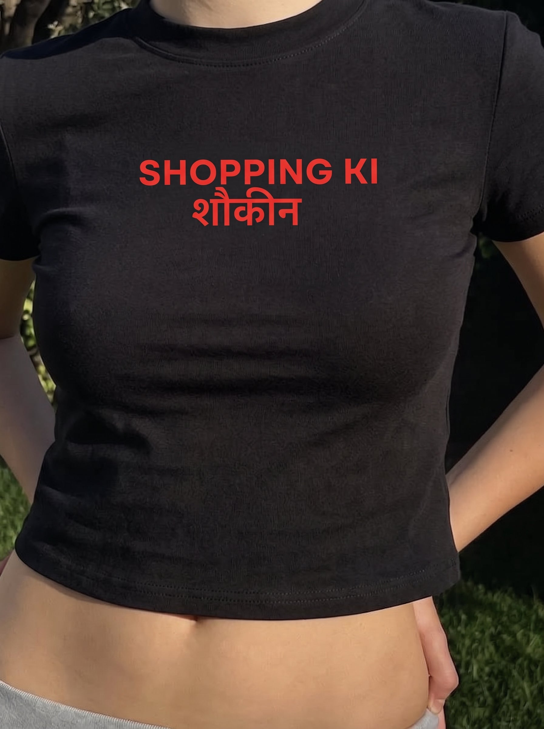 shopping ki shaukeen Baby Tee Soft Standard Store